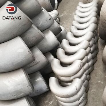 Fin tube raw material elbow