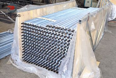 Extruded fin tube packaging