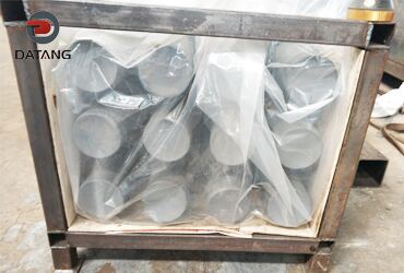 Large diameter spiral welded fin tube packaging