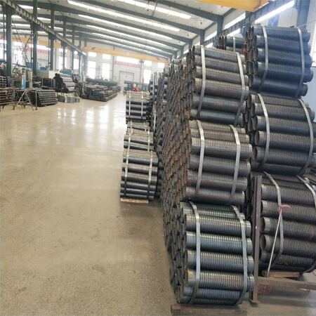 3.Datang carbon steel fin tube production workshop