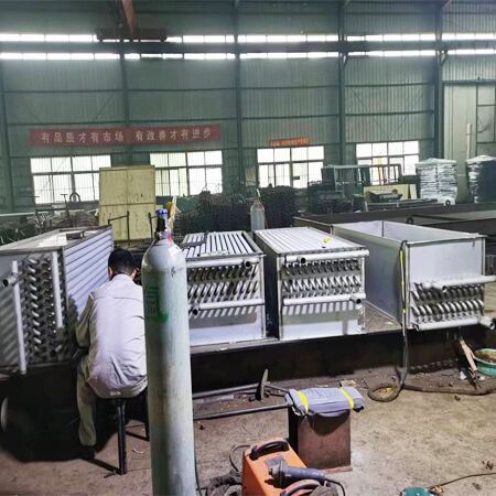 5.Datang fin tube heat exchanger production workshop