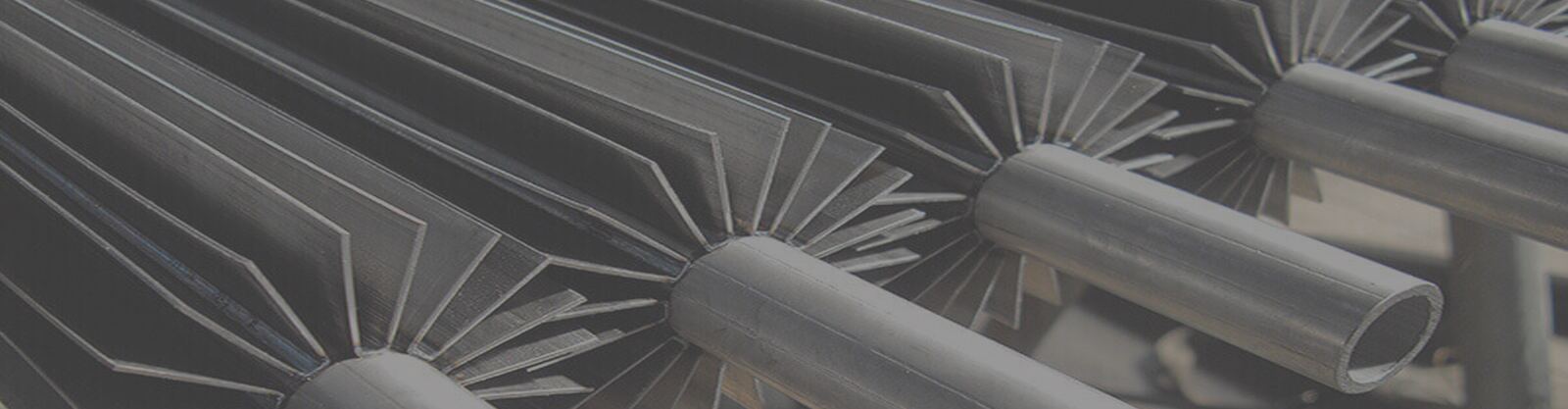 Banner longitudinal finned tube