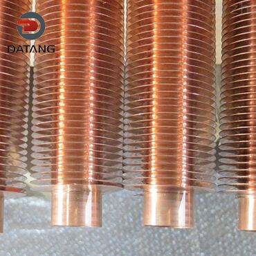 Extruded High Fin Tube Copper Tube Copper Fins
