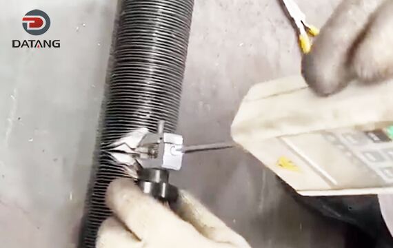 G type finned tube pull off test