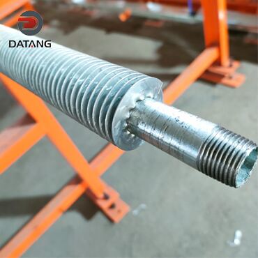 Galvanized HFW spiral finned tube for greenhouses