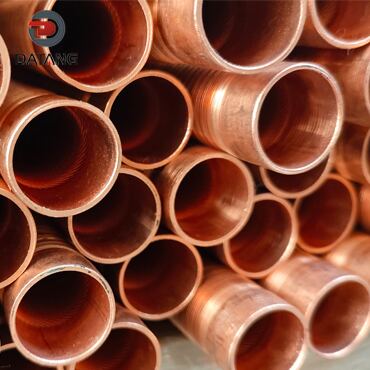 Copper Integral Internal Grooved Low Finned Tubes for Condenser