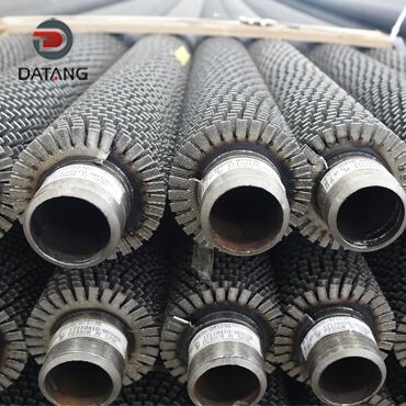 Serrated Finned Tube Alloy Steel Tube Carbon Steel Fins