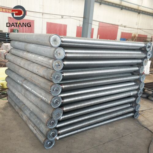 Spiral L form fin tube for drying equipment