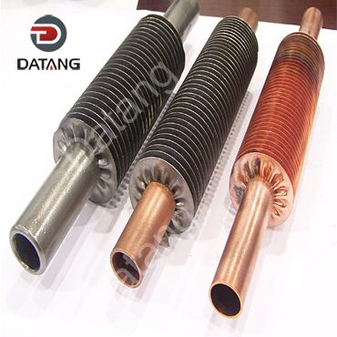Spiral Tension Wound Fin Tube Copper Tube Stainless Steel Fins
