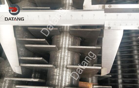 Square H Finned Tube Fin outer diameter detection