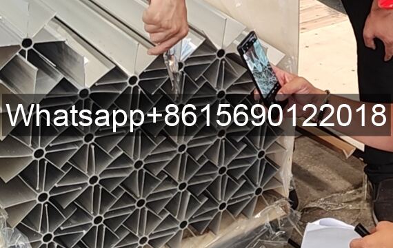 Aluminum Star Longitudinal Finned Tube Mill Finished Aluminium Extrusion Profiles Star-shaped Extruded Finned Tubes