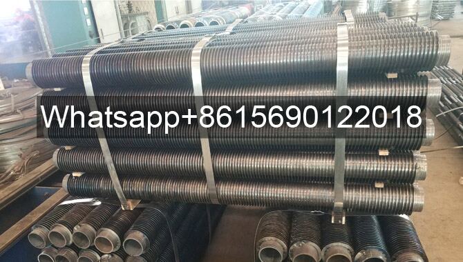 High-Frequency Welded Finned Tubes Welded Solid Spiral Helical Fin Tube