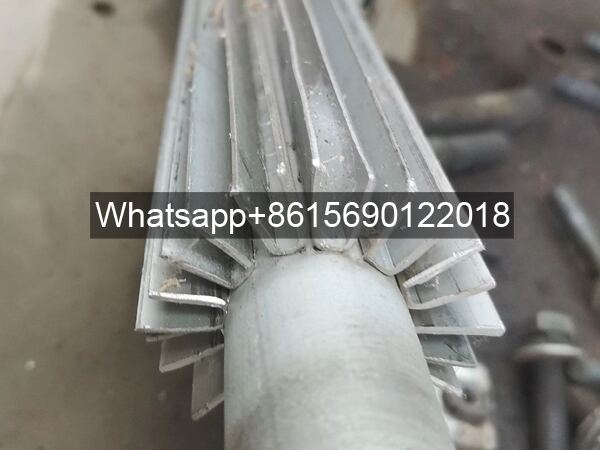 Longitudinal Finned Tube Alloy Steel Tube Alloy Fins