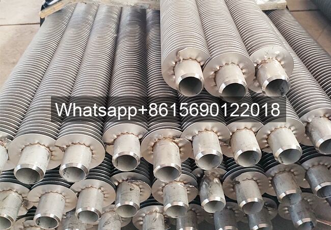 ASTM A312 High Frequency Helical Spiral Welded Solid Finned Tube
