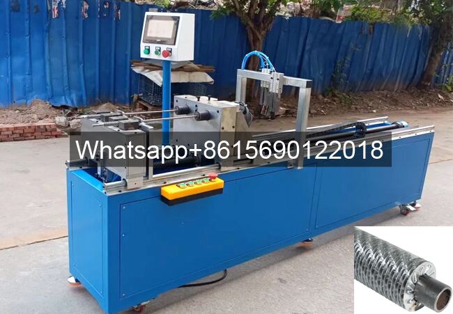 Crimped Finned Tube Machine-W Wrinkle Finned Tube Machine- Fin Tube Crimping Machine-www.datangfinpipe.com