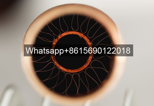 Intercooler Aftercooler Replacement Copper Tube Fold Inner Internally Fin Finned Tubes for Compressor Cooler