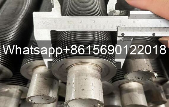 Measurement of the fins outer diameter of stainless steel laser welded finned tube