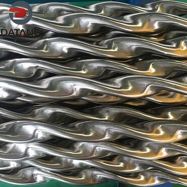Duplex Stainless Steel Spiral Flat Tube Heat Exchanger