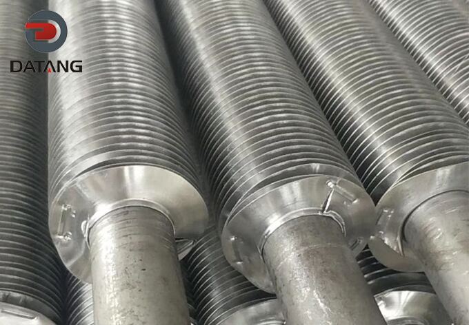 L-foot tension wrapped aluminum finned tube for HVAC - Datang Finned Tube