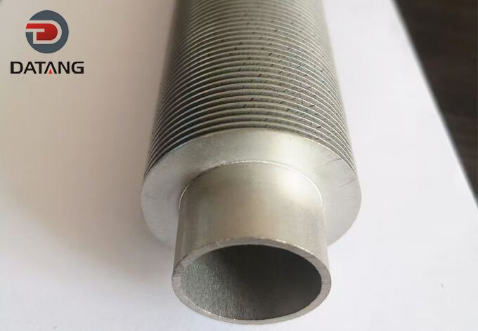 Laser welded stainless steel finned tube for high temperature