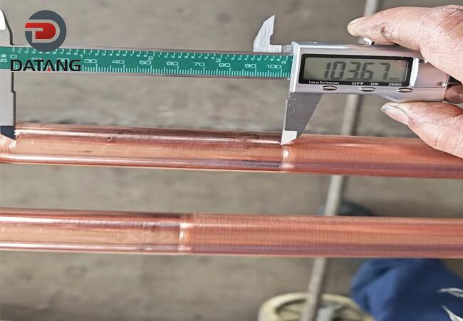 Datang Finned Tube strictly controls the length tolerance of every low-finned tube.