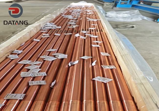 Secure seaworthy wooden case packing for copper integral low fin tubes export to Kuwait