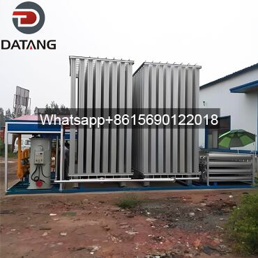 Steam heated water bath vaporizer engineered by Datang Finned Tube
