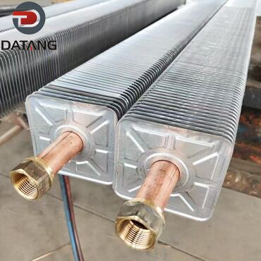 Mechanically Expanded Plate/Block Fins (Fin Pack / Gilled Tubes) Aluminum Fins for Copper Pipe-Datang Finned Tube