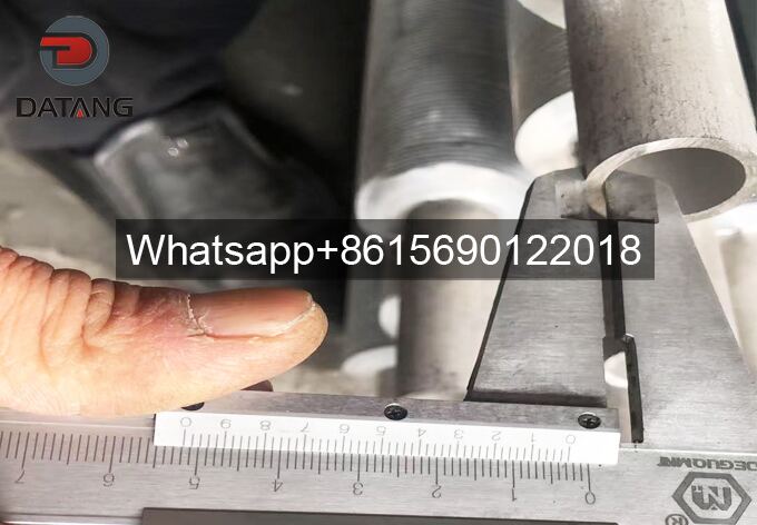 Wall thickness measurement of carbon steel base tube for Datang bimetallic finned tube project Wall thickness measurement of carbon steel base tube for Datang bimetallic finned tube project
