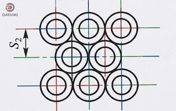 Finned Tube Bundles Staggered Arrangement