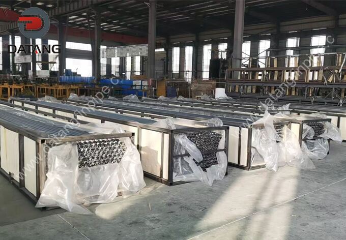 900 KLL type finned tubes carefully packed for export delivery