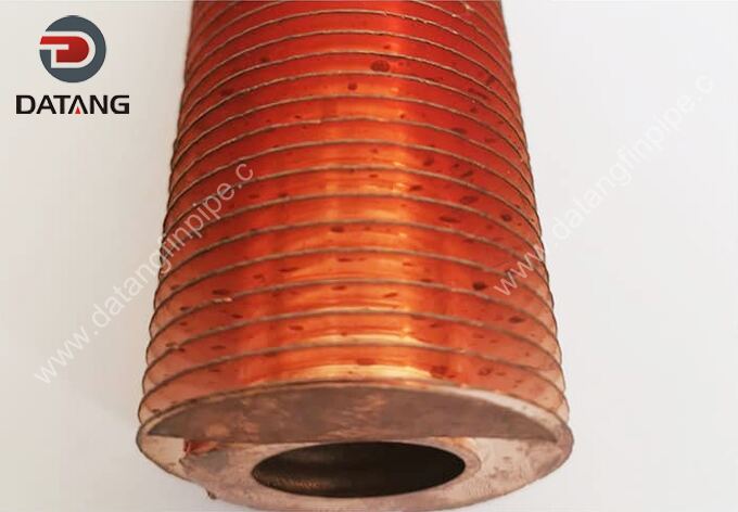 Copper integral high finned tubes