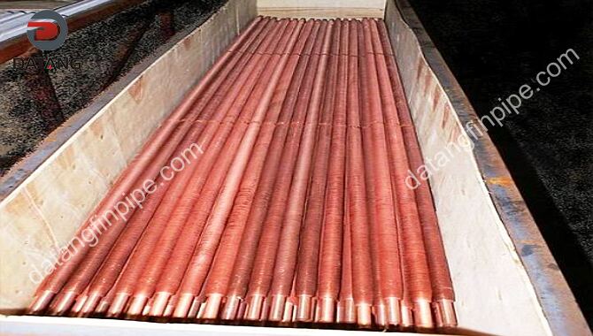 Extruded Copper Finned Tubes Package