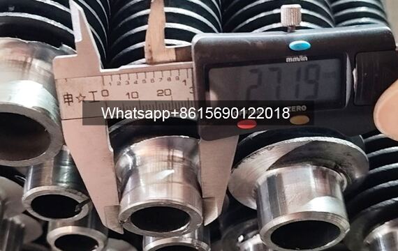 Integral Spiral Finned Tubes Outer diameter measurement