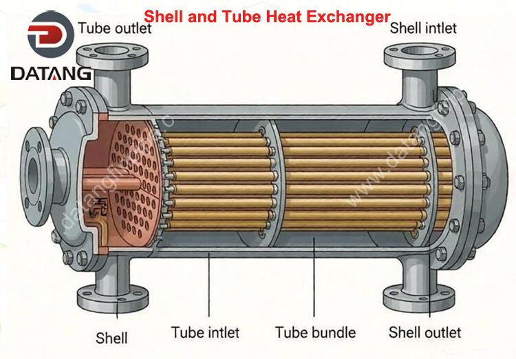 Shell and Tube Heat Exchanger internal structure